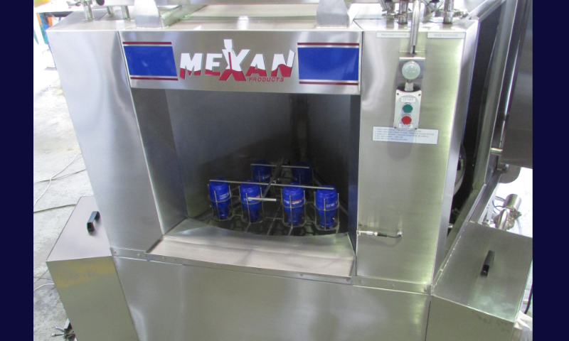 Rotary cabinet washer